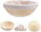 Gärkorb Gärkörbchen Rund, 18 * 9 cm, Ø 18cm Brot Teig Korb Form Gärkörbe Korb aus Natürlichem Peddigrohr für selbstgemachtes Brot für professionelle und häusliche Bäcker, Brotbacken