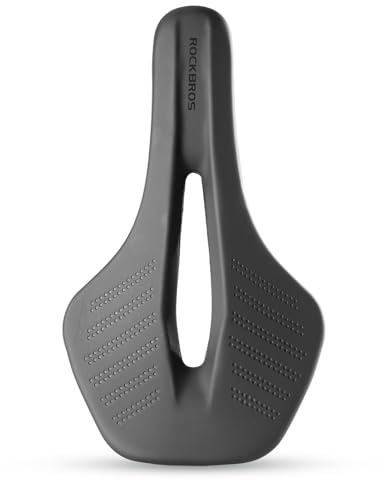 ROCKBROS Bike Seat Bike Saddle for Men & Women, Waterproof Bicycle Seat with Ergonomic Design Comfortable Soft Cushion