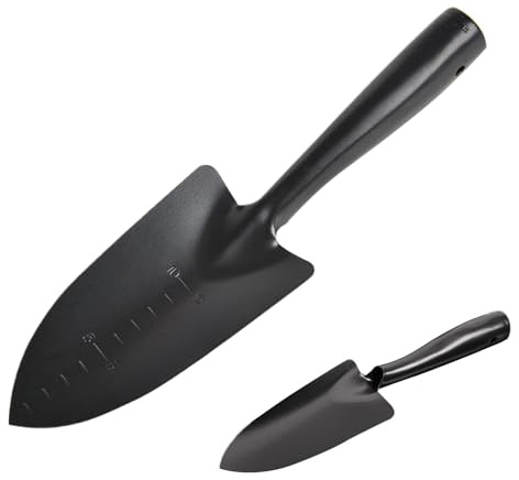 Gartenkelle - Handschaufel Aus - Kleine Kohlenschaufel Metall - Metall Garten Schaufel Haushalt Graben Rasenkelle Schaufel Handwerkzeug | Zum Pflanzen, Umpflanzen, Jäten, Umsetzen