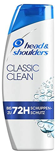 Head & Shoulders Classic Clean Anti Schuppen Shampoo, Bei Fettigem Haar, Shampoo gegen Schuppen, 72 Stunden Schutz Vor Schuppen, Juckreiz Und Trockenheit, Für Männer, 300ml