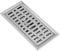 Fdit 20x10cm Rejilla de Basura de Cocina de Ducha de Desagüe de Piso de Acero Inoxidable de Rectángulo Socialme-EU