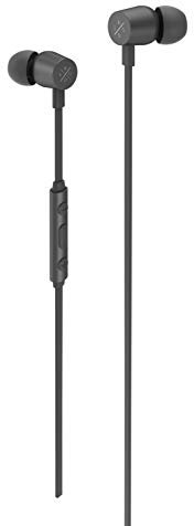 Kygo E2/400 In-Ear Kopfhörer (kabelgebundene Ohrhörer mit Remote & Headset Mikrofon für iPhone iOS und Android, mit Ohrstöpsel in 3 Größen) Schwarz