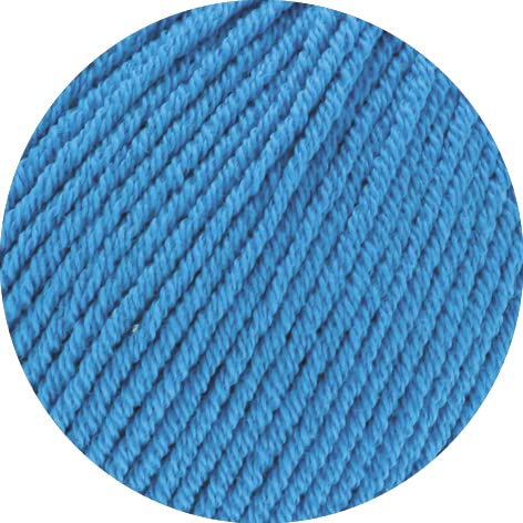 LANA GROSSA Elastico | Baumwoll-Klassiker mit leichtem Stretchanteil | Handstrickgarn aus 96% Baumwolle & 4% Polyester (Elite)| 50g Wolle zum Stricken & Häkeln | 160m Garn FB 157
