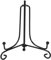 HERCHR Migliorato Antiscivolo espositore per Libri di Cucina, Ferro Supporto Cavalletto Decorativo per Foto, Porta Piatti da Esposizione, Nero Reggi Piatti Metallo per Decori, Altezza 12 Pollici