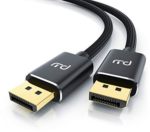 Primewire – 8k Premium DisplayPort Kabel - 2m - DP 1.4 zu DP 1.4-8k @ 60 Hz 4k @ 120 Hz – UHD II - bis zu 32,4 Gbit - zur Verbindung von Desktop-PC und Notebooks mit Monitoren und Projektoren