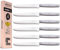 Arcos | coltelli da tavola tradizionale coltello da tavola | 6 pezzi coltello cotoletta | manico in nylon | Confezione Eco | Made in Italy
