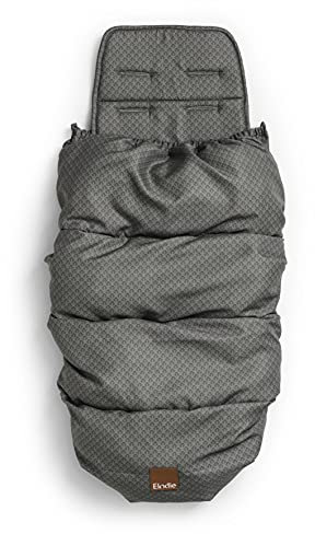 Elodie Details Universelle Wandelbarer Fußsack für Kinderwagen, Sitzauflage mit Abdeckung - Green Nouveau, Grün