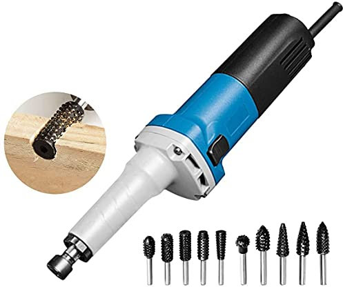 750W Electric Wood Carving Tools Electric Wood Power Chisel with Rotary Burr Set 1/4 6mm for DIY Woodworking 220V TDF