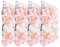 Lot de 4 murs de roses artificielles - 40 x 60 cm - Champagne - Pour mariage, fête - Décoration d'intérieur