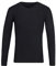 JELLYB Pullover Herren Modern Urban Einfachheit Mode Einfarbig Herren Sweater Winter Basic Slim Fit Stretch Herren Strickwaren Täglich Base All-Match Herren Langarm L-Black2 3XL