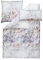 ESTELLA Mako-Satin Bettwäsche 135x200 Stella Silber Blüten Beeren Winter 7376-820
