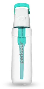 SOLID drinking bottle with water filter 0.7 liters (mint) | Filter bottle BPA-free | School, sports, water, Children, on The go
