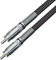 FIBBR Premium Cinch Kabel 3M, RCA Stecker auf RCA Stecker, Audio Stereo Subwoofer Kabel/Hilfs Audiokabel/RCA Stecker für Heimkino, Stereo System, Hi-Fi System, Auto Audio Lautsprecher