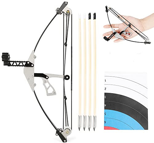 HNZMDY Bogenschießen Bogen und Pfeil Set für Erwachsene Jugendliche Jugend Compound Bogen Set Recurve Bogen Set für Outdoor Indoor Schießen Zielübungen (Typ 2: Compound Bogen)