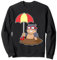 Maulwurf Regenschirm Sweatshirt