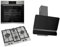 Ferre 60cm Electric Built-in Oven & Gas Hob & Chimney Cooker Hood Pack - Stainless Steel