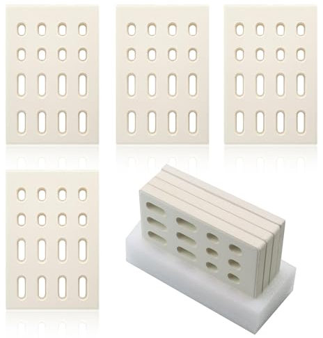 Derurizy Mattone in ceramica, ceramica radiante Tamer Tamer di ricambio per barbecue Galore Grand Turbo, Grand Hall, Members Mark Grills, piastra di calore bricchette in ceramica, 7 1/16 x 4 3/4 x