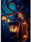 RICUVED 5D Diamond Painting Laterne Diamant Painting Bilder Landschaft Diamond Art Erwachsene Full DIY Diamant Kunst Malerei Stickerei Set Kreuzstich 30x40