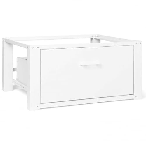 IDMarket - Soporte para lavadora de 63 x 54 cm, base elevadora de metal con cajón