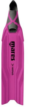 Mares Pinne X-Wing Short, Pinne da Apnea con Stampo a Iniezione, Adulto, Unisex, Rosa, 44