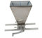 LANNADD Getreidebrecher, Schrotmühle für Getreide Manuelle Getreidemühle, Manueller Pulverisierer Mälzerei Futtermittel-Fräsmaschine Getreidemühle Aus Edelstahl Brecher - Silver