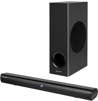 Kruger&Matz Soundbar Activo Planet 2.1 2x8 W Bluetooth 5.3 Altavoz de subgraves (subwoofer) 4 20 W KM0575