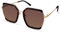 GUESS Sonnenbrille, Damen, GF0418-5801B, Ø 58 mm