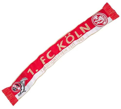 1. FC Köln Schal - Traditionsverein - Jacquard-Strickschal | Fanschal