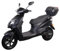 Elektroroller Long Runner E-Roller 45 km/h, 80 km Reichweite, herausnehmbarer 60V/30AhLithium-Akku, Elektro Roller, E-Roller mit Straßenzulassung, E-Roller kaufen, 80 km Reichweite, Schwarz