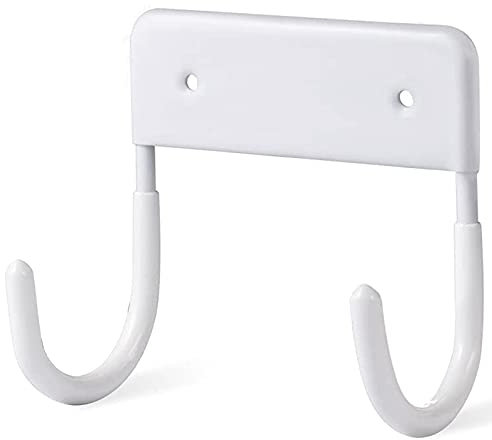 Yksiahfi Ironing Board Hanger, Wall Mounted Holder, Large & Small Ironing Board (Matte White)