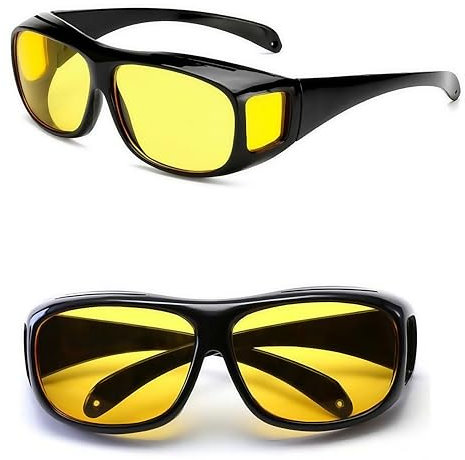 MEIION Festberg NightViewm - Anti-Blend Brille für eine sichere Autofahrt bei Dunkelheit Polarisierte Nachtbrille für Herren und Damen, blendfreies Design mit UV-400-Schutz