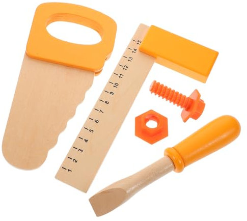 VICASKY 1 Satz Kinderspielzeug Prop Kettensäge Kinderwerkzeugspielzeug Werkzeuge Für Kleinkinder Kinderkettensäge Konstruktionsspielzeug Kleines Schraubendreher-Set Kindergeschenk Plastik