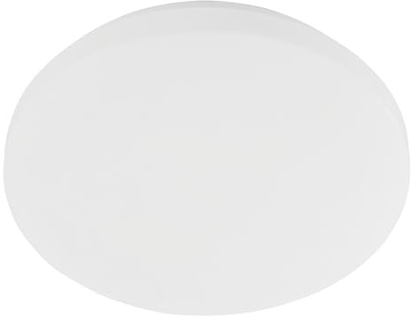 EGLO LED Deckenlampe Pogliola-E, flache Deckenleuchte, Lampe Decke Flur | Leuchte Schlafzimmer aus Metall und Kunststoff in Weiß, neutralweiß, Ø 26 cm