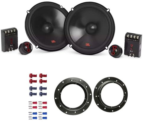 JBL Stage3 607C Lautsprecher mit Einbauset passend für VW Volkswagen Touran alle Türen vorne 500 Watt 165mm 2 Wege Kompo