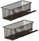 2Pcs Pull out Wire Baskets 200mm Wide Cabinet Slide out Wire Storage Drawers for Kitchen Pantry Bathroom, Carbon Steel Narrow Depth Pull out Cabinet Organiser, Undershelf Storage Basket,152x412x162mm