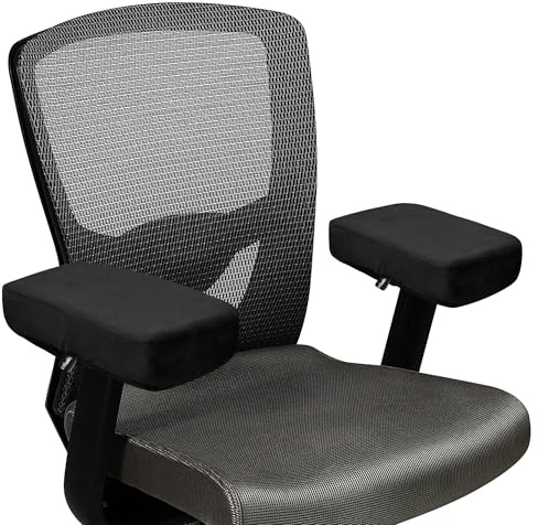 SPRING SEAON Office Chair Arm Pads Desk Chair Arm Covers Soft Elbow Cushion | Soft Fabric, Fits Office And Gaming Chairs, 2 PCS Elbow Cushion For Gaming Chair,Desk Chair Arm Pads,Desk Chair Arm Pads