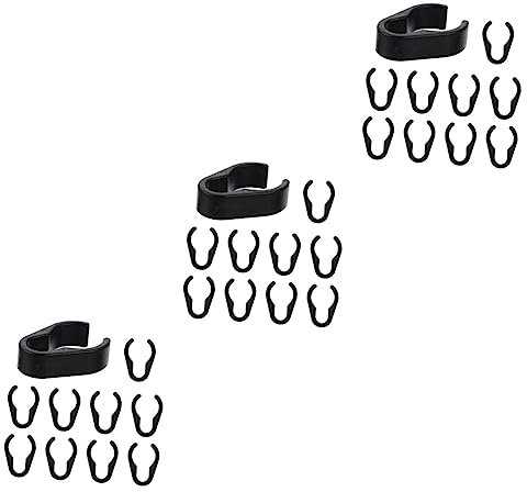 Homoyoyo 30pcs Vocal Booth Cable Holders Clamps Xlr Mic Cable Organizer for Recording Studio