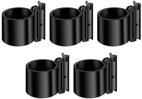Emiif Lot de 5 porte-outils robustes E-Track - Capacité de 272,2 kg - Pour organiser les outils dans les remorques fermées, pour camionnettes et garages