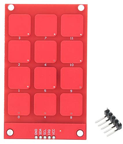 YDuupxe MPR121 Kapazitive Touch-Tastatur, 12 Tasten mit I2C-Ausgang, Als Ersatz für Herkömmliche Tastaturen