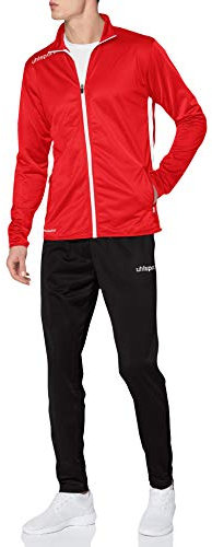 Uhlsport Kinder Essential Classic Trainingsanzug, Rot/Weiß, 104 EU