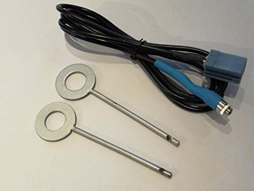 WCS-SHOP® Kit Cavo aux con jack femmina a pannello per Panda dal 2012 al 2018 (NO Panda 2019) con radio Continental (no source available) con lettore CD SENZA porta USB e Blue&me
