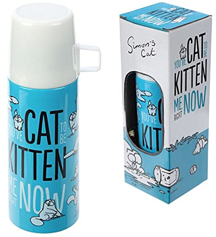 Simon's Cat Stainless Steel 350ml Flask