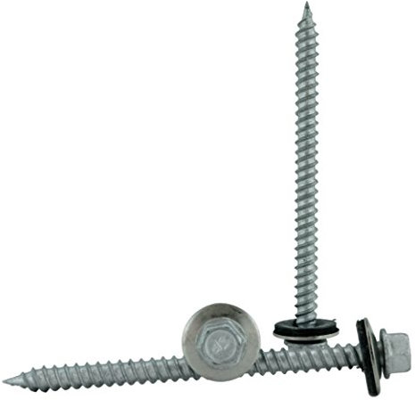 # X Hex Waschmaschine Head Metall Dach Schraube. Mehrere Größen. Selbst startenselbstschneidenden Metall auf Holz, Blech, Metall dachdeckung, die Seite Schrauben mit EPDM Dichtung Waschmaschine. Für