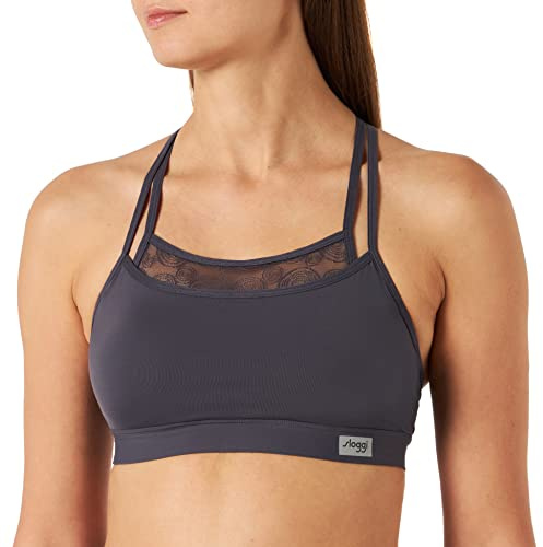Sloggi Damen Sport-BH Women Move Flex P, Grau (Mauve Grey 6691), Gr. 70E