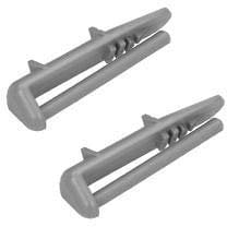 kga-supplies Compatible Dishwasher Basket Rear Rail Cap Kit for Beko Pack size: (Pack Of 2) - Equivalent to 1880580400. Quality replacement parts made