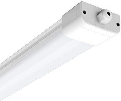 Anten LED Feuchtraumleuchte 120CM mit 36W 4000k Neutralweiß 3960Lumen Ultraslim Deckenleucht Wasserfest IP65 mit PC Abdeckung für Keller Garage