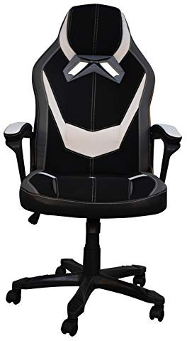 Jet-Line | Gamingstuhl | Bürostuhl | Chefsesel Treviso | in schwarz-weiß | Gamer | Racing | Büromöbel | höhenverstellbar | Drehstuhl | Homeoffice