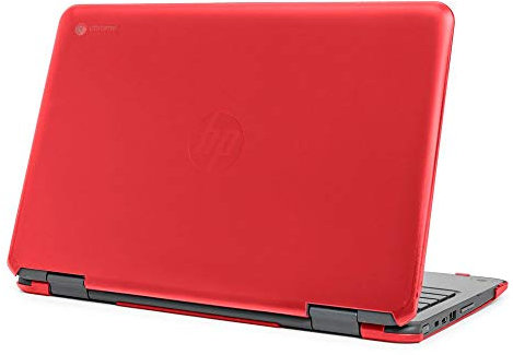 mCover Funda compatible solo con portátiles HP Chromebook X360 11 G3 EE / G4 EE 2020~2022 de 11.6 pulgadas (no es compatible con ningún otro modelo HP), color rojo