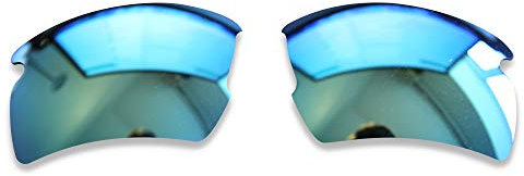 POLARLENS Verres de rechange polarisés pour Oakley Flak Jacket 2.0 XL – Compatibles avec les lunettes de soleil Oakley Flak Jacket 2.0 XL (bleu glacier)