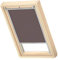 VELUX Original Dachfenster Verdunkelungsrollo für MK04, Taupe, mit Grauer Führungsschiene